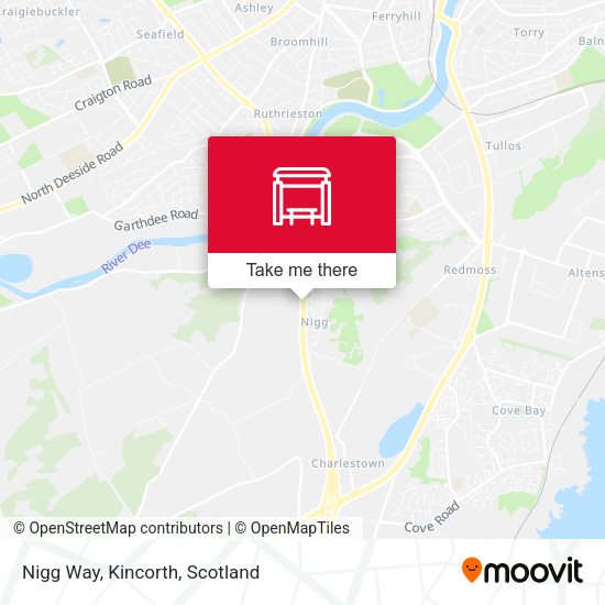 Nigg Way, Kincorth map