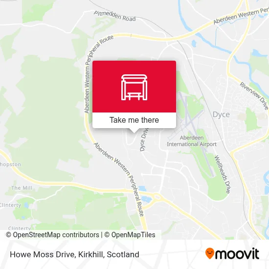 Howe Moss Drive, Kirkhill map