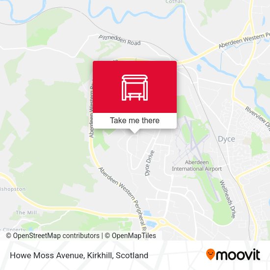 Howe Moss Avenue, Kirkhill map