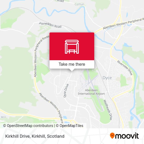 Kirkhill Drive, Kirkhill map