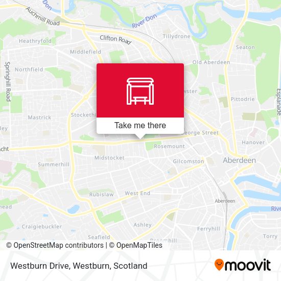 Westburn Drive, Westburn map