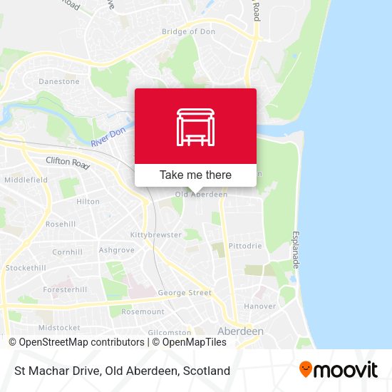 St Machar Drive, Old Aberdeen map