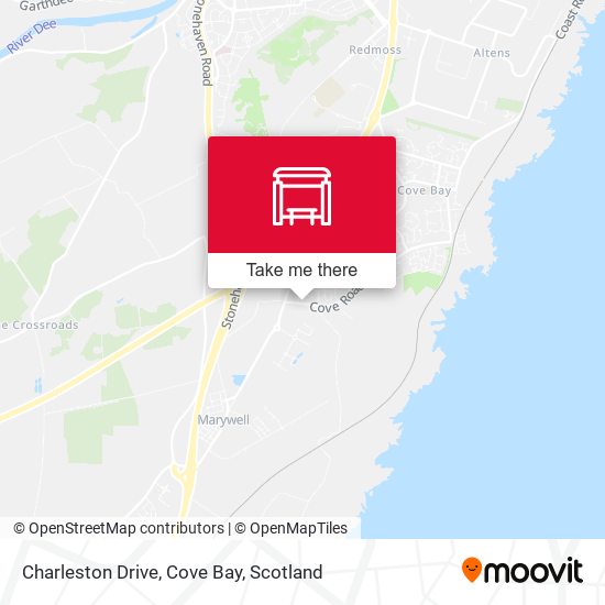 Charleston Drive, Cove Bay map