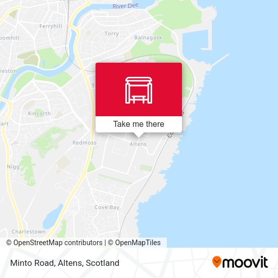 Minto Road, Altens map
