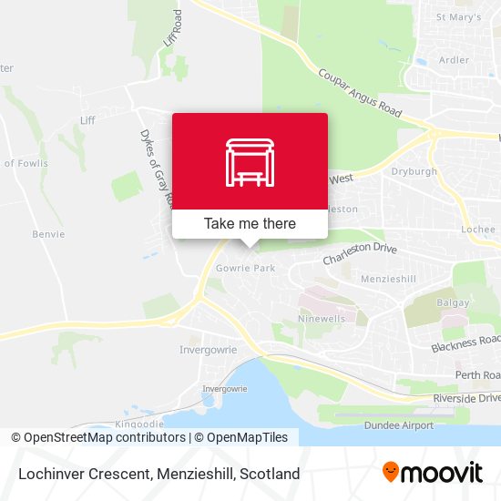 Lochinver Crescent, Menzieshill map