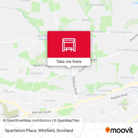 Spartleton Place, Whitfield map