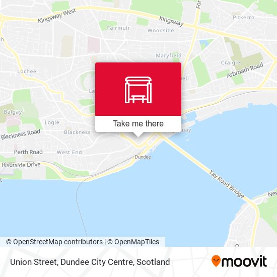 Union Street, Dundee City Centre map
