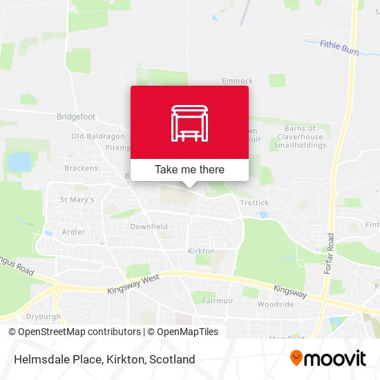 Helmsdale Place, Kirkton map