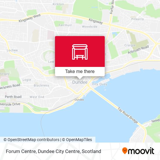 Forum Centre, Dundee City Centre map