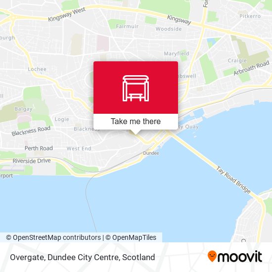 Overgate, Dundee City Centre map