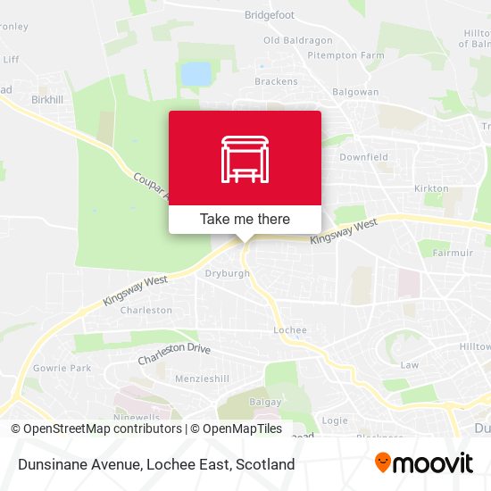 Dunsinane Avenue, Lochee East map