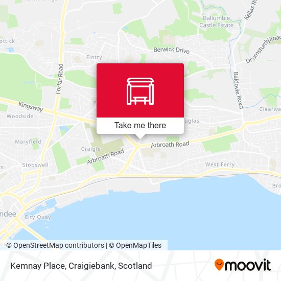 Kemnay Place, Craigiebank map