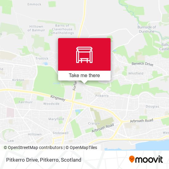 Pitkerro Drive, Pitkerro map