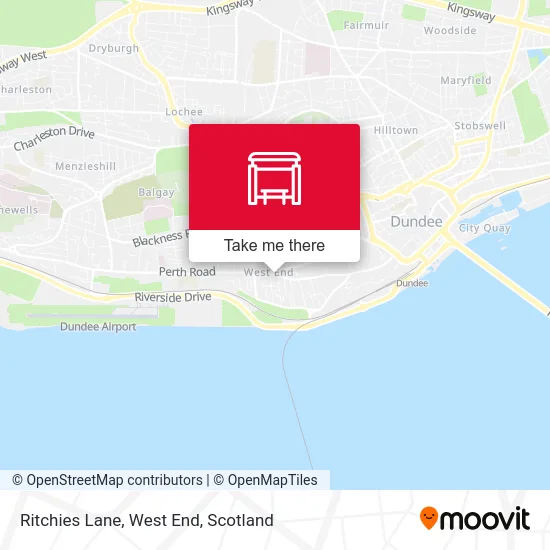 Ritchies Lane, West End map