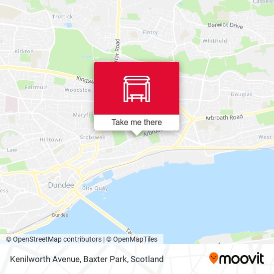 Kenilworth Avenue, Baxter Park map