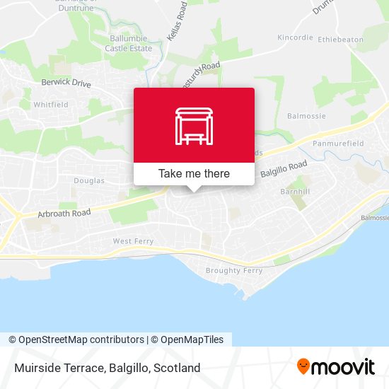 Muirside Terrace, Balgillo map