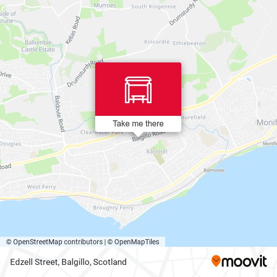 Edzell Street, Balgillo map