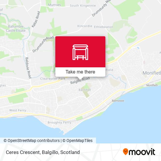 Ceres Crescent, Balgillo map