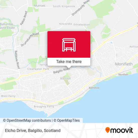 Elcho Drive, Balgillo map