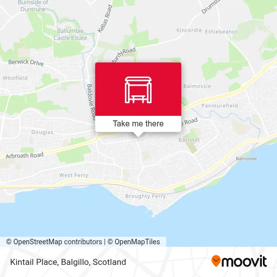 Kintail Place, Balgillo map