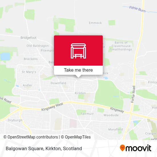 Balgowan Square, Kirkton map