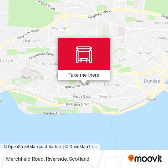 Marchfield Road, Riverside map