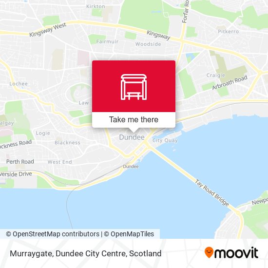 Murraygate, Dundee City Centre map