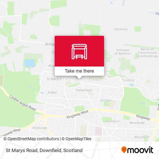 St Marys Road, Downfield map
