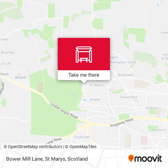 Bower Mill Lane, St Marys map