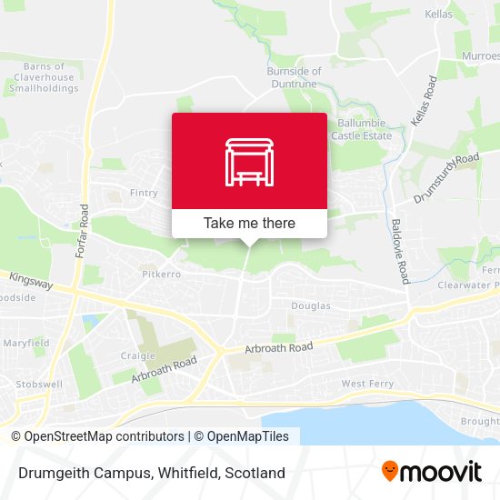 Drumgeith Campus, Whitfield map