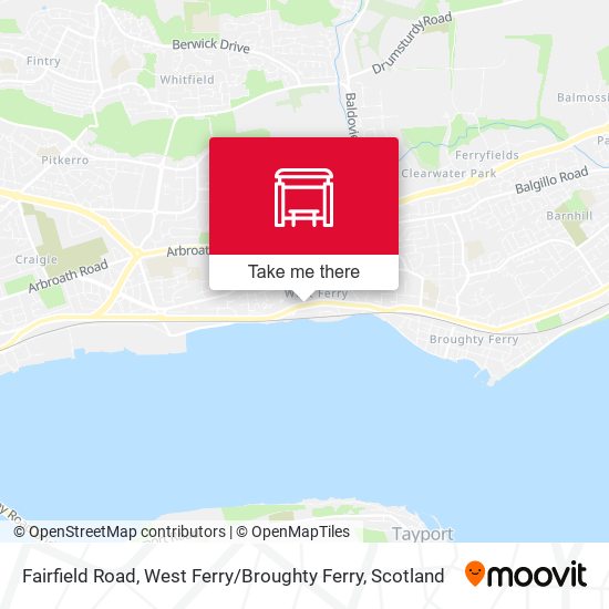Fairfield Road, West Ferry / Broughty Ferry map