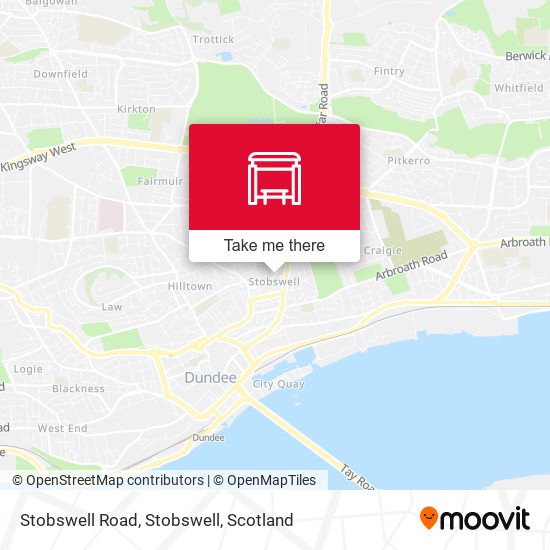 Stobswell Road, Stobswell map