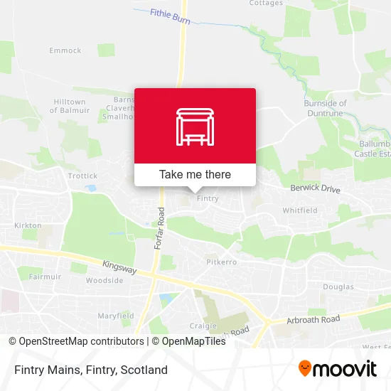 Fintry Mains, Fintry map
