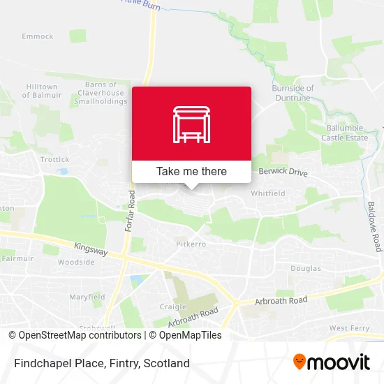 Findchapel Place, Fintry map
