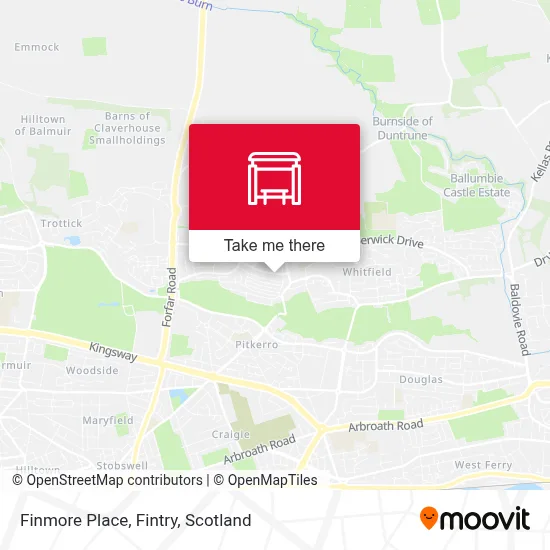 Finmore Place, Fintry map