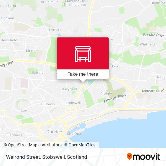 Walrond Street, Stobswell map