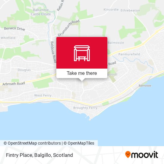 Fintry Place, Balgillo map
