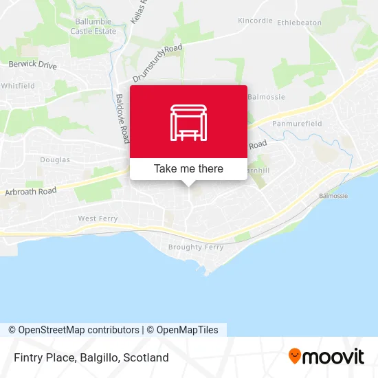 Fintry Place, Balgillo map