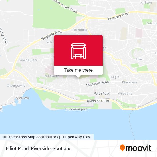 Elliot Road, Riverside map