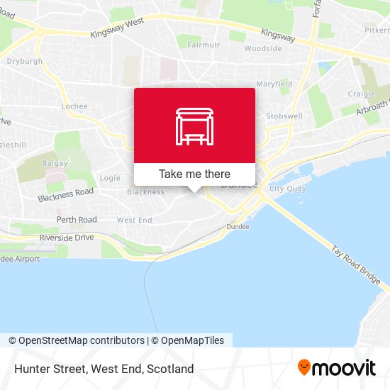 Hunter Street, West End map