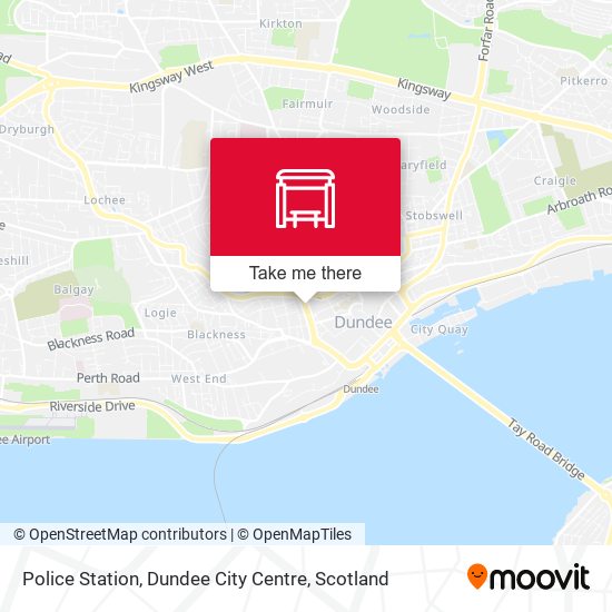 Police Station, Dundee City Centre map