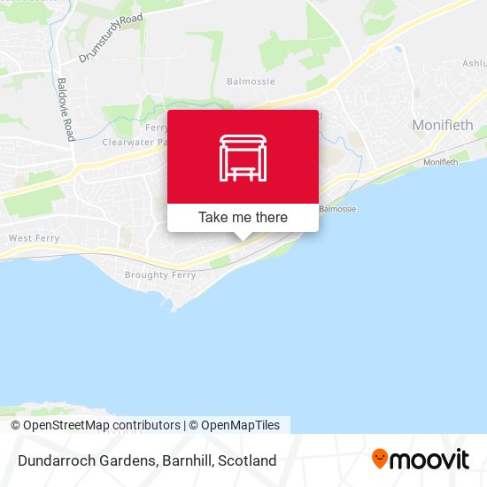 Dundarroch Gardens, Barnhill map