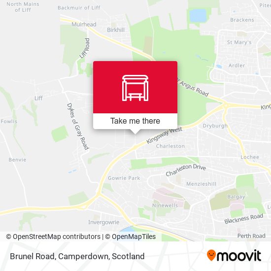 Brunel Road, Camperdown map