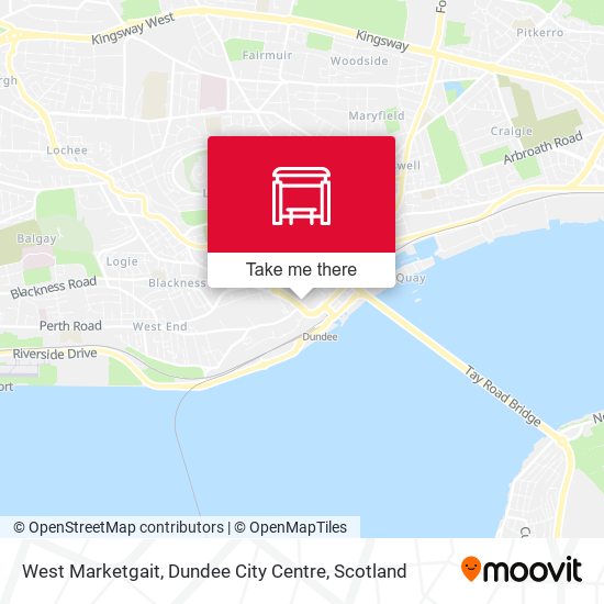 West Marketgait, Dundee City Centre map