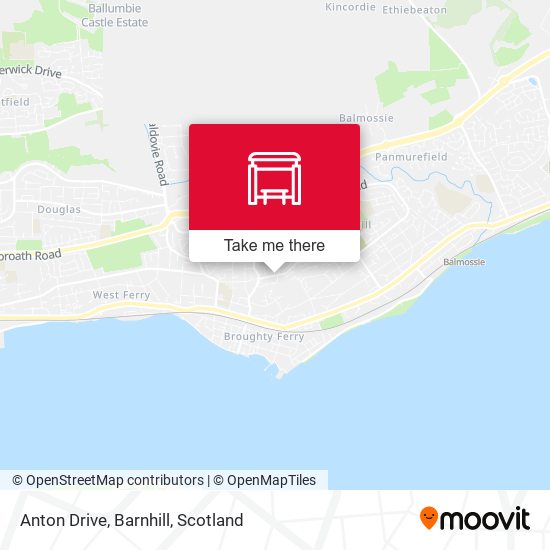 Anton Drive, Barnhill map