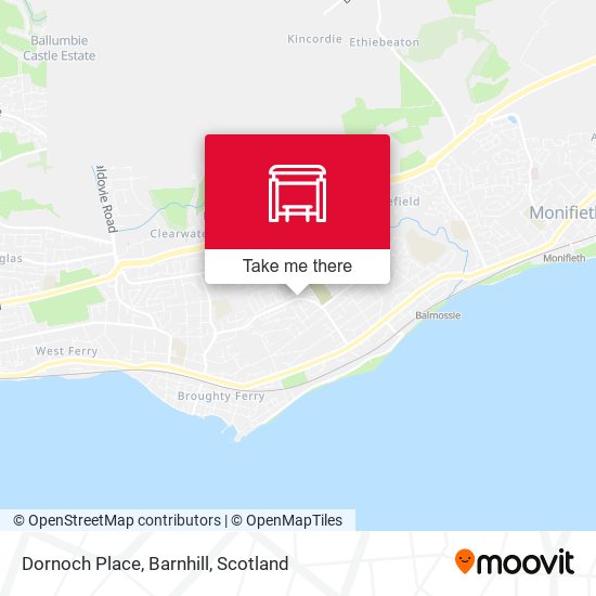 Dornoch Place, Barnhill map