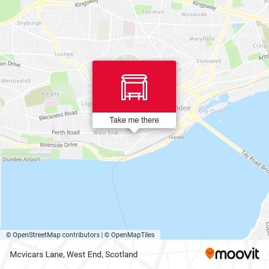 Mcvicars Lane, West End map