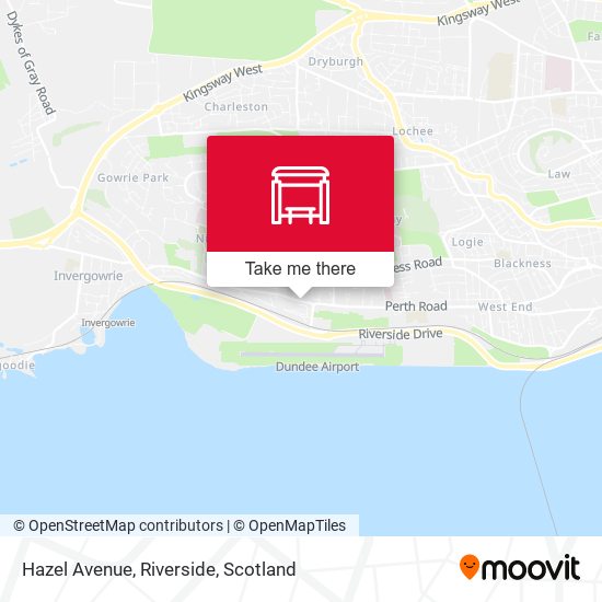 Hazel Avenue, Riverside map