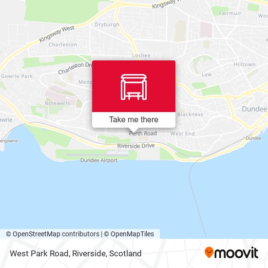 West Park Road, Riverside map