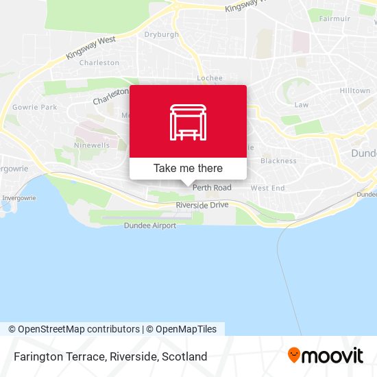 Farington Terrace, Riverside map